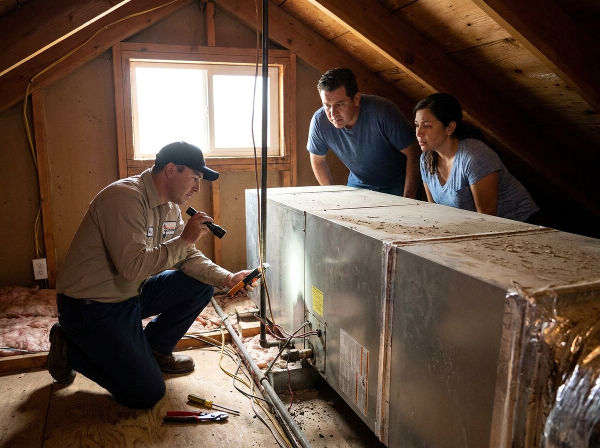 Troubleshooting Noisy Air Handlers in Two-Story Homes